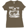 1955 old school hot rod outlaw gasser drag car blower Ladies Fitted T-Shirt