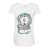 the girl and the dragon Maternity Scoop Neck T-shirt