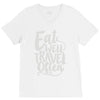 eat well travel often V-Neck Tee