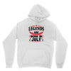 Legends Are Born In July Youth Hoodie
