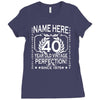 40th birthday Ladies Fitted T-Shirt