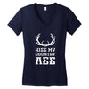 kiss my country ass Women's V-Neck T-Shirt