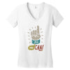 yes, you can! Women's V-Neck T-Shirt