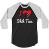 i love shih tzus 3/4 Sleeve Shirt