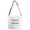 Love Wins Adjustable Strap Totes