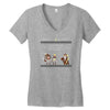 the holy grail is in another castle Women's V-Neck T-Shirt