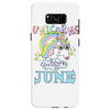 unicorns are born in june cute unicorn Samsung Galaxy S8