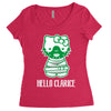 hello clarice Women's Triblend Scoop T-shirt