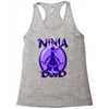 ninja dad Racerback Tank