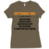 September Girl Hated By Many Ladies Fitted T-Shirt
