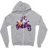 fast food Zipper Hoodie