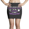 I Love Someone with Gynecologic Cancer to The Moon and Back Mini Skirts