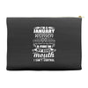 I Am A January Women Accessory Pouches
