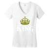 king Women's V-Neck T-Shirt