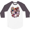 wicked jester skull 3/4 Sleeve Shirt