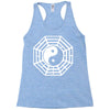 i ching ying and yang Racerback Tank