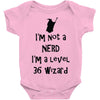 not a nerd (2) Baby Onesie