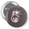 angry bomb Pin-back button