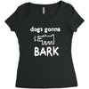 the janoskians dogs gonna bark Women's Triblend Scoop T-shirt