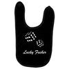 lucky fuers dice Baby Bibs