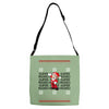 ugly super mario christmas Adjustable Strap Totes
