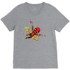 pew pew deadpool V-Neck Tee