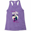to the moon and back Racerback Tank