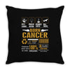 Born Cancer Multitasking Problem Solving Tees Throw Pillow