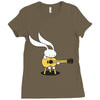 bunny's acoustic set Ladies Fitted T-Shirt