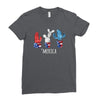 4th of July Ladies Fitted T-Shirt