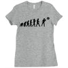 evolution of a darts player t shirt phil taylor board Ladies Fitted T-Shirt