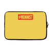 meninist hashtag Laptop sleeve