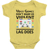 i love video games Baby Bodysuit