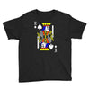 party king design funny humor cool graph baseball Youth Tee