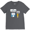 usb i am your father! funny geek computer V-Neck Tee