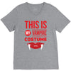 this is my vampire costume V-Neck Tee