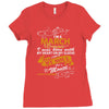 I'm a march woman I was born with my heart Ladies Fitted T-Shirt