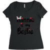 Minnie is my Bestie Women's Triblend Scoop T-shirt