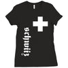 fan, swiss cross, switzerland, new Ladies Fitted T-Shirt