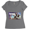 fortnite Women's Triblend Scoop T-shirt