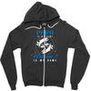 Papa is my Name Fishing Is My Game Zipper Hoodie
