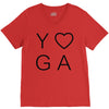 yoga heart V-Neck Tee