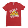 Pizza Bitch Ladies Fitted T-Shirt