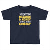 black without apology Toddler T-shirt