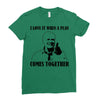 i love it when a plan comes together Ladies Fitted T-Shirt