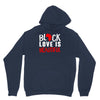 black love is beautiful Unisex Hoodie