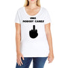 omg nobody cares Ladies Curvy T-Shirt