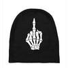 Flipping Someone Off Baby Beanies