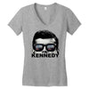 jfk sunglasses Women's V-Neck T-Shirt