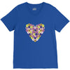 Pansy Heart V-Neck Tee